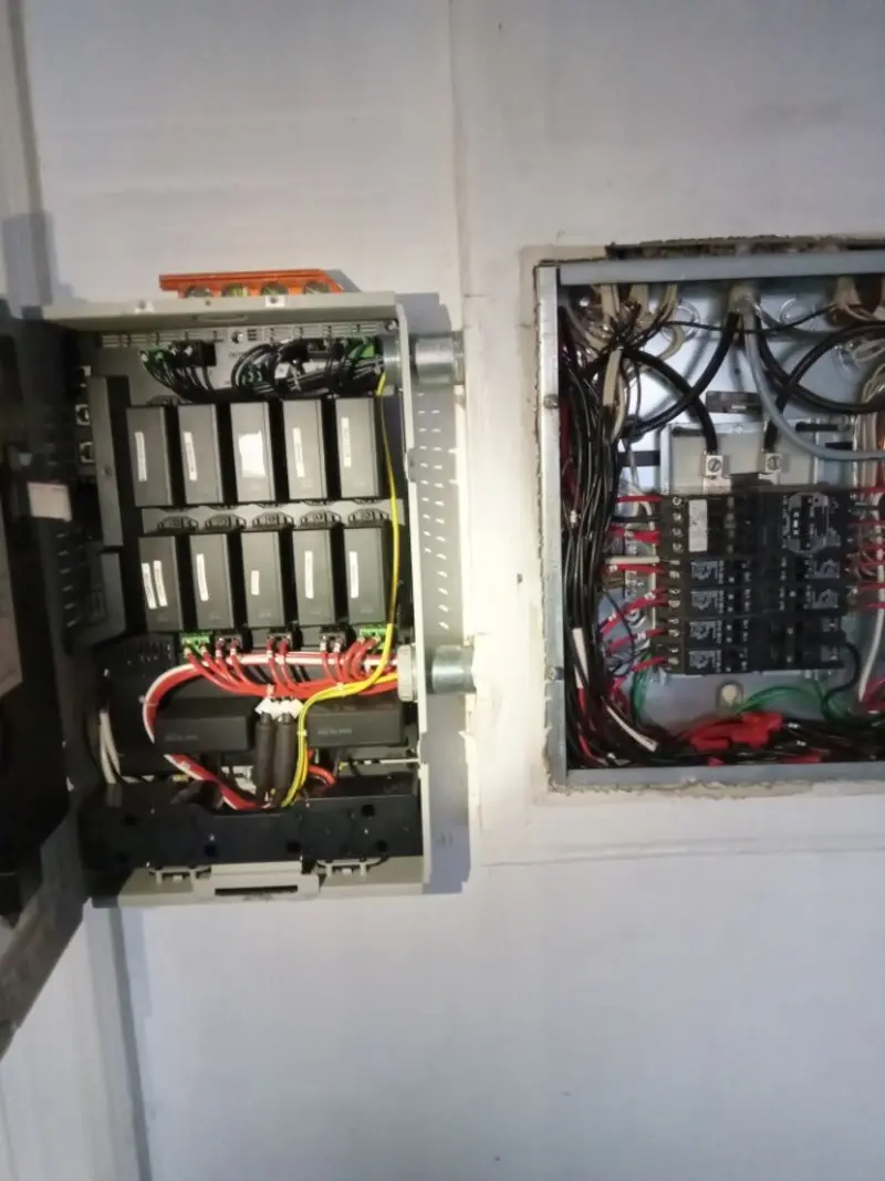 Electrical panel upgrade completed for Ring Doorbell Installation in Nantucket